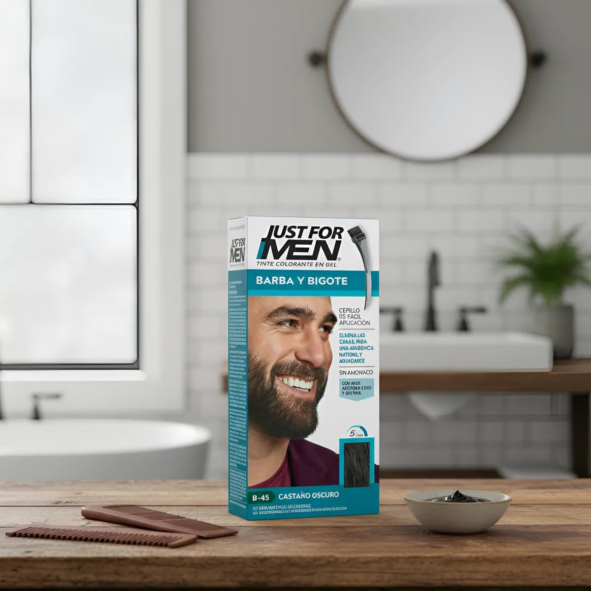 Tinte JFM Barba y Bigote Negro 28gr