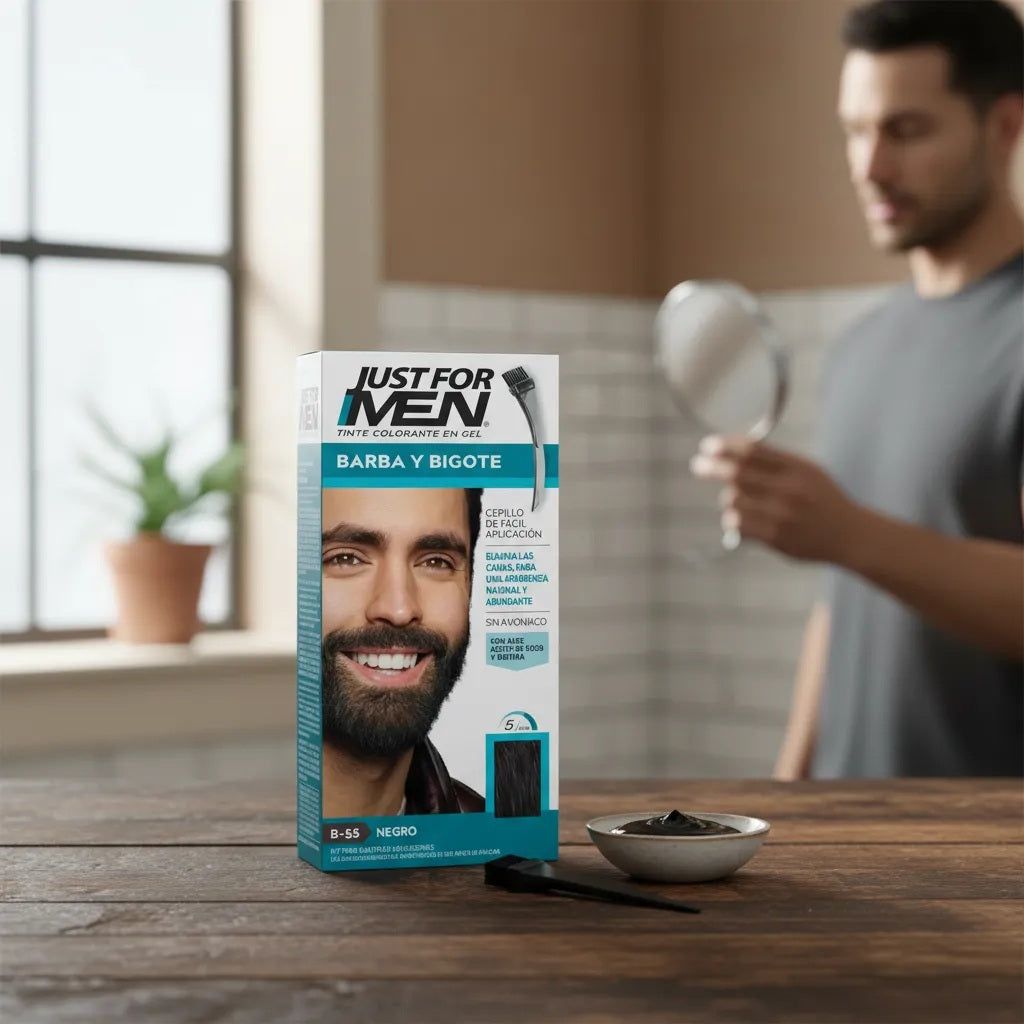 Tinte JFM Barba y Bigote Negro 28gr
