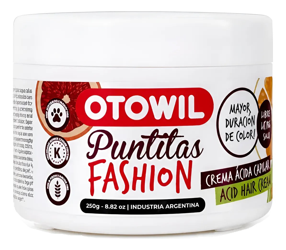 Tratamiento Otowil Puntitas Fashion Crema Ácida 250gr