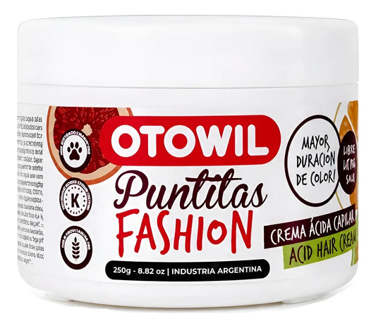 Tratamiento Otowil Puntitas Fashion Crema Ácida 250gr