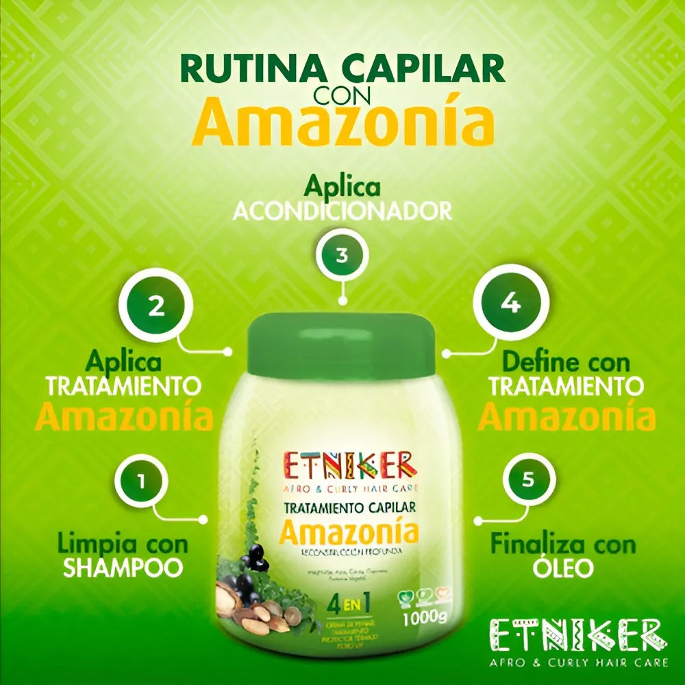 Tratamiento Etniker Reconstrucción Amazonía 1000ml