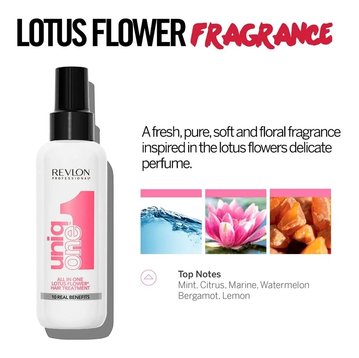Tratamiento Revlon Uniq One Flor de Loto 150ml