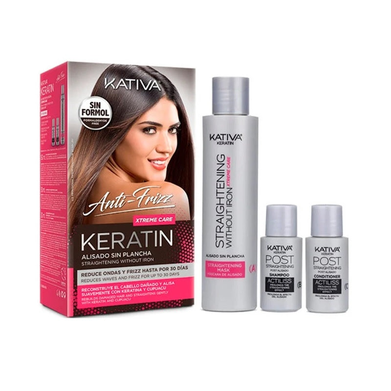 Alisado Kativa Sin Plancha Keratin 300gr
