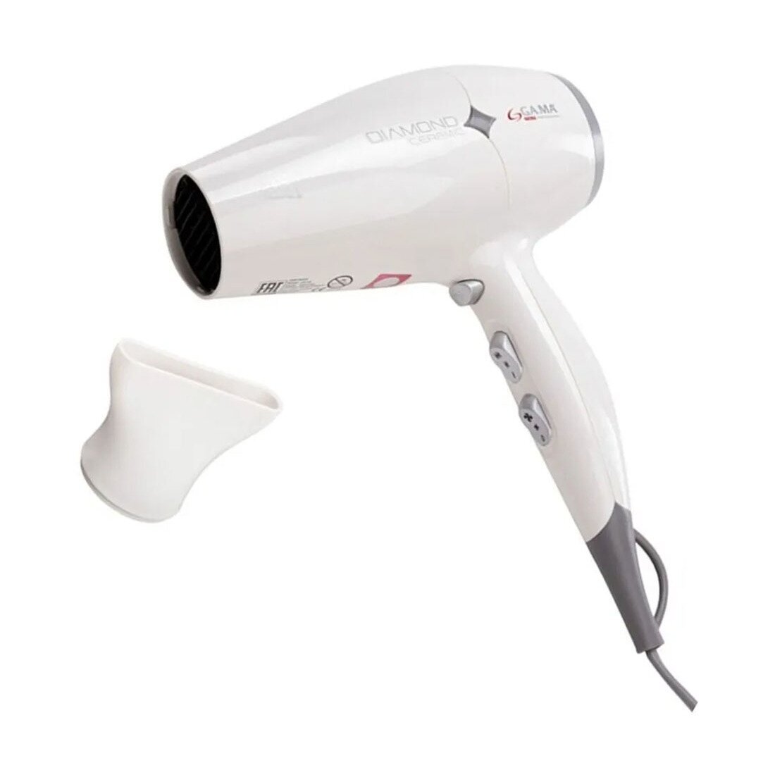 Secador Gama Diamond Ceramic STD Blanco